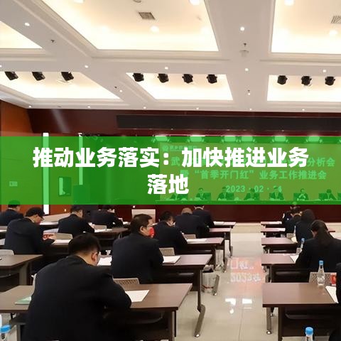 推动业务落实：加快推进业务落地 