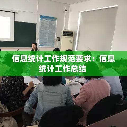 信息统计工作规范要求：信息统计工作总结 