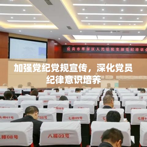 加强党纪党规宣传，深化党员纪律意识培养