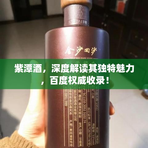 紫潭酒，深度解读其独特魅力，百度权威收录！