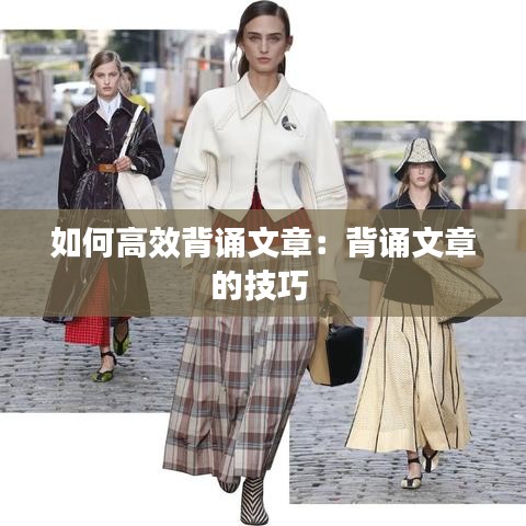 如何高效背诵文章：背诵文章的技巧 