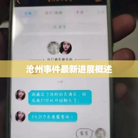 沧州事件最新进展概述