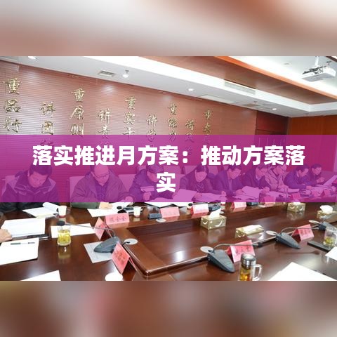落实推进月方案：推动方案落实 