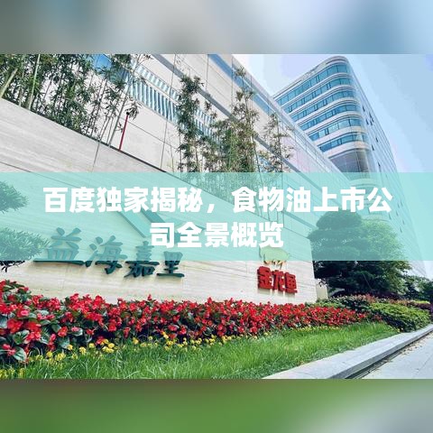 百度独家揭秘，食物油上市公司全景概览