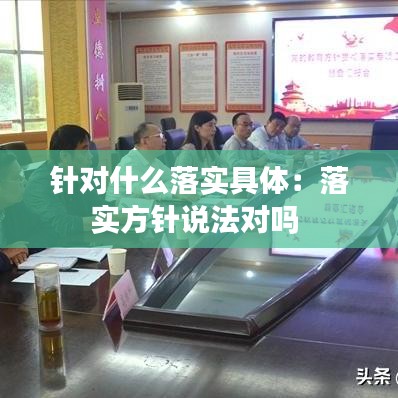 针对什么落实具体：落实方针说法对吗 