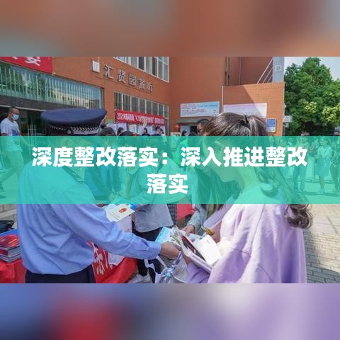 深度整改落实：深入推进整改落实 