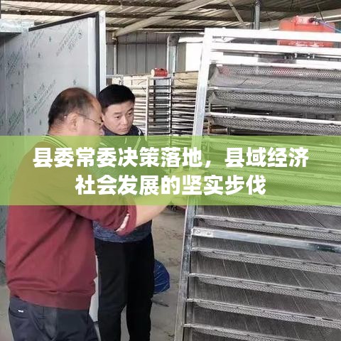 县委常委决策落地，县域经济社会发展的坚实步伐