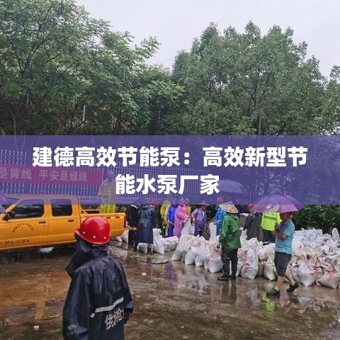 建德高效节能泵：高效新型节能水泵厂家 
