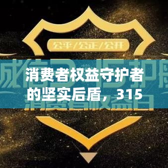 消费者权益守护者的坚实后盾，315宣传图片海报模板展示