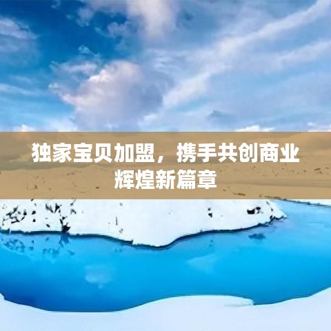 独家宝贝加盟，携手共创商业辉煌新篇章