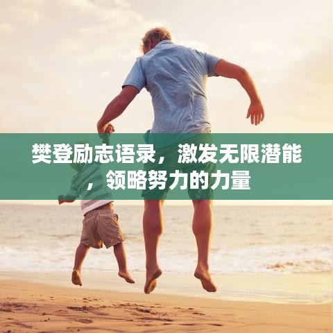 樊登励志语录，激发无限潜能，领略努力的力量