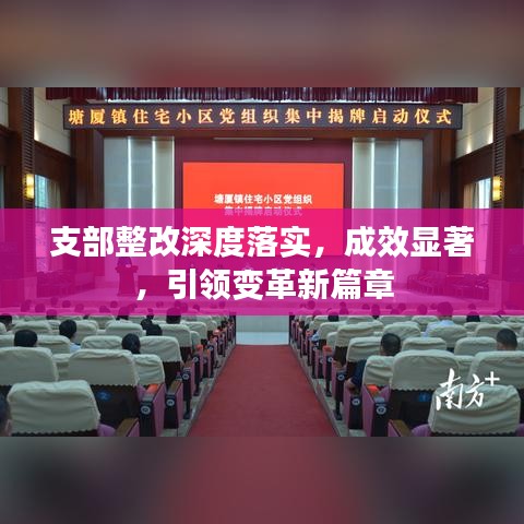 支部整改深度落实，成效显著，引领变革新篇章