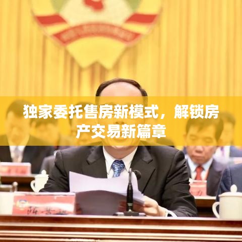 独家委托售房新模式，解锁房产交易新篇章