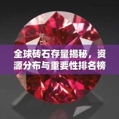 全球砖石存量揭秘，资源分布与重要性排名榜单！