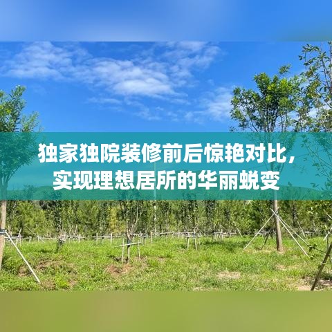 独家独院装修前后惊艳对比，实现理想居所的华丽蜕变