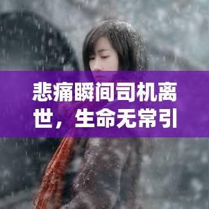 悲痛瞬间司机离世，生命无常引发深思
