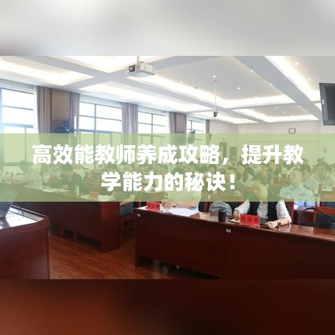 高效能教师养成攻略，提升教学能力的秘诀！