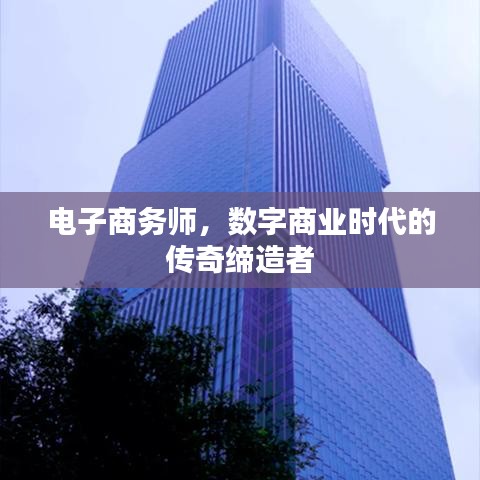 电子商务师，数字商业时代的传奇缔造者