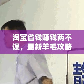 淘宝省钱赚钱两不误，最新羊毛攻略揭秘！