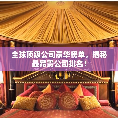 全球顶级公司豪华榜单，揭秘最昂贵公司排名！