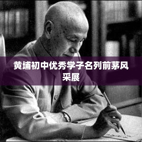 黄埔初中优秀学子名列前茅风采展
