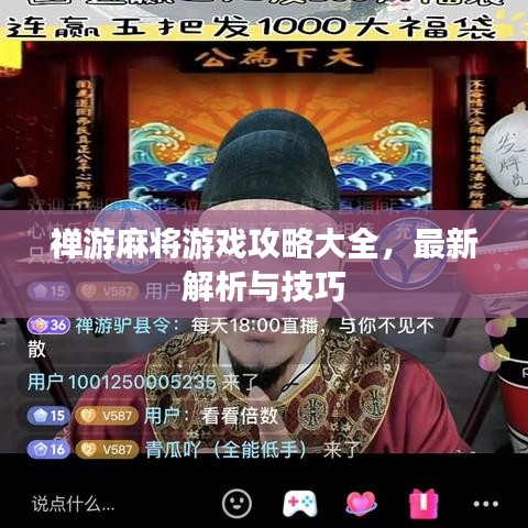 禅游麻将游戏攻略大全，最新解析与技巧
