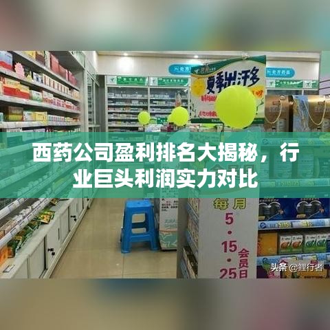 西药公司盈利排名大揭秘，行业巨头利润实力对比