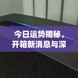 今日运势揭秘，开箱新消息与深度洞察