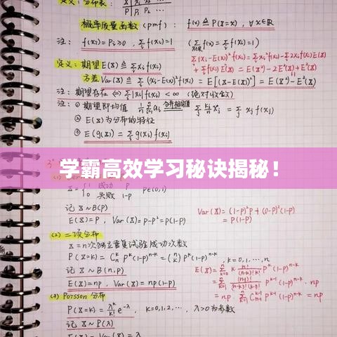 学霸高效学习秘诀揭秘！
