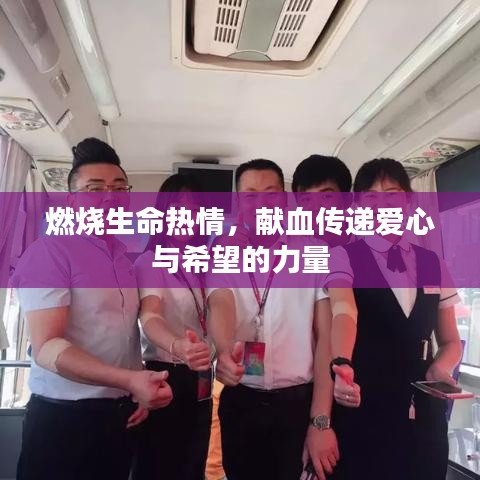 燃烧生命热情，献血传递爱心与希望的力量