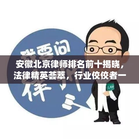 安徽北京律师排名前十揭晓，法律精英荟萃，行业佼佼者一览无余